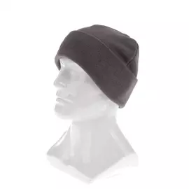 Шапка с отворотом из флиса для взрослых сибртех размер 58-59, серая 68834