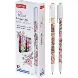 Шариковая ручка Hatber Flora 069853