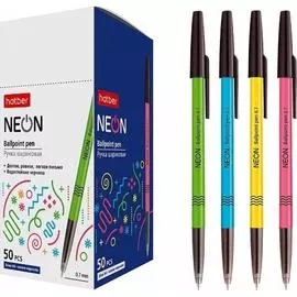 Шариковая ручка Hatber NEON 043608
