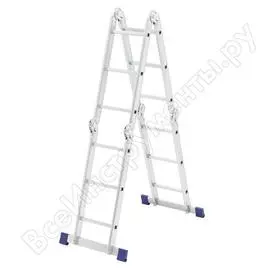 Алюминиевая шарнирная лестница СИБРТЕХ 97881