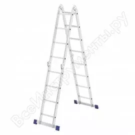 Алюминиевая шарнирная лестница СИБРТЕХ 97882
