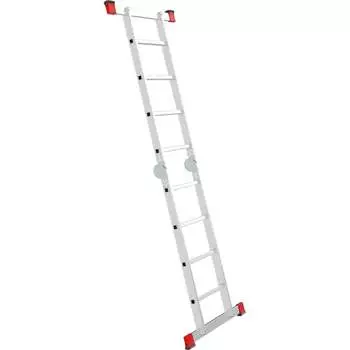 Шарнирная двухсекционная лестница Новая Высота 3310204