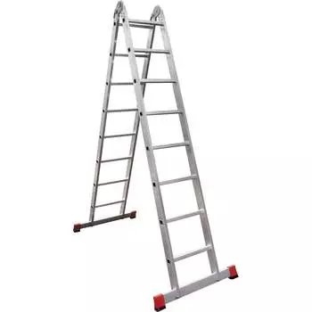 Шарнирная двухсекционная лестница Новая Высота 3310208