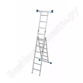 Шарнирная комбинированная стремянка Krause STABILO 133922