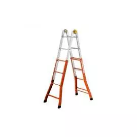 Шарнирная телескопическая лестница-стремянка Gierre