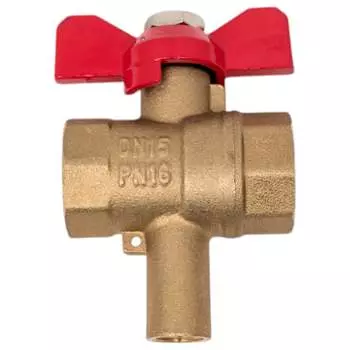 Шаровой кран для монтажа термодатчика Пульсар Ду15 Н00002390