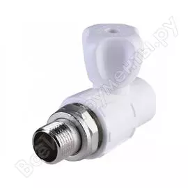 Прямой шаровой кран для радиатора Политэк 9999012534