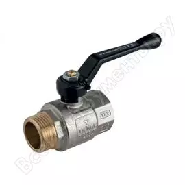 Шаровой кран tiemme buran нв, 1"1/4, черный рычаг 2450027