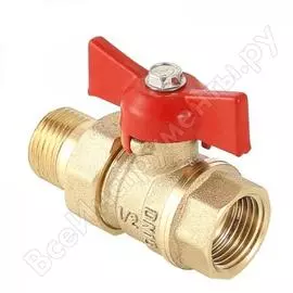 Шаровой кран valtec стандарт с полусгоном 1/2, вн.-нар. vt.127.g.04