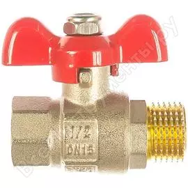 Шаровой полнопроходной кран pro aqua ручка-бабочка н-в 1/2 fwb61-m15-f15x