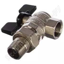 Угловой полнопроходной шаровой кран STOUT RG00938T5RM7A5