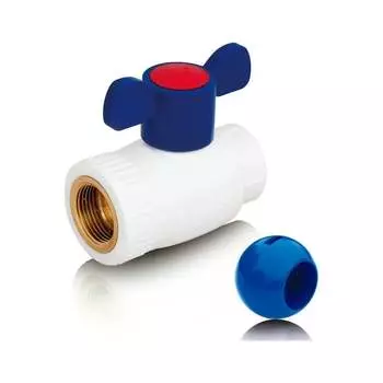 Шаровый кран Blue Ocean PPRF/BV-CW-B/PPR(W)-25х3/4" FT