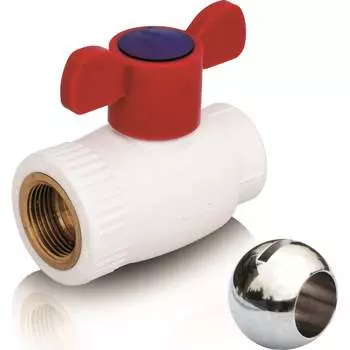 Шаровый кран Blue Ocean PPRF/BV-HW-1B/PPR(W)-20х1/2" FT