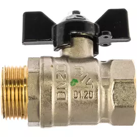 Шаровый кран ld-pride 3/4", внутренняя/наружная резьба, бант ис.081080