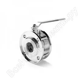 Шаровый кран ld стриж ду 50 ру16 сталь, межфланцевый, полнопроходной, оцинкованный l 75 мм 050.016.02.zn 007-8451