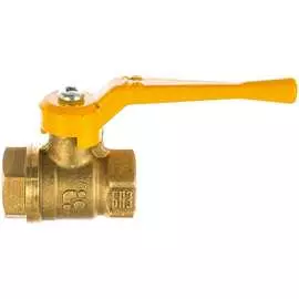 Шаровый кран профитт газовый, 1/2, латунь, вр/вр рычаг 4828193