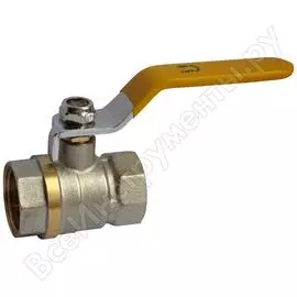 Шаровый кран профитт газовый, 3/4, латунь, вр/вр рычаг 4828209