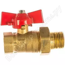 Шаровый кран с полусгоном американкой 1/2" бант латунь rm mp-у ис.080923