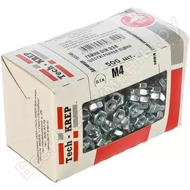 Оцинкованная шестигранная гайка Tech-Krep М4 DIN934 500 шт. 105245