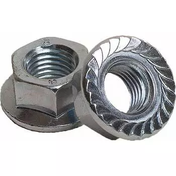 Шестигранная гайка ВИРТУОЗ М6, DIN 6923, 6 шт. 37422