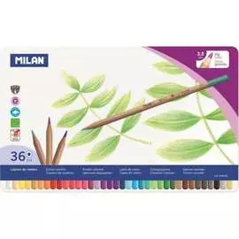 Шестигранные цветные карандаши Milan