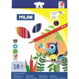 Шестигранные цветные карандаши Milan