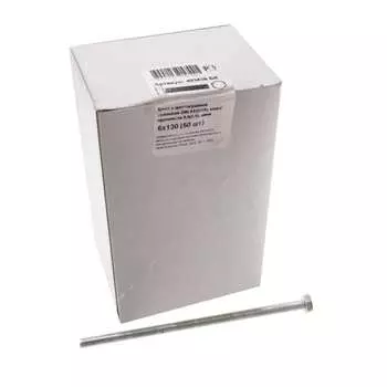 Шестигранный болт крепежная техника 6х130 мм DIN933 50 шт. 493436 БК