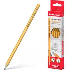 Шестигранный чернографитный карандаш ErichKrause Amber 45598
