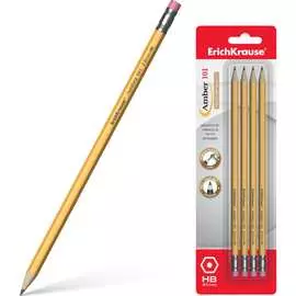Шестигранный чернографитный карандаш ErichKrause Amber 45603