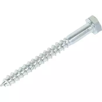 Шестигранный оцинкованный шуруп STARFIX 6x60 мм, DIN571, 10 шт. SMZ1-59731-10