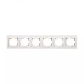 Шестиместная рамка MONO ELECTRIC Despina 102-170000-166