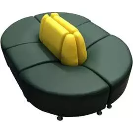 Шестиместный диван Мягкий Офис