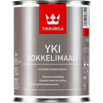 Щелочестойкая краска для цоколя Tikkurila yki socle 700014065