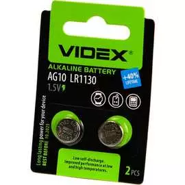 Щелочная-алкалиновая батарейка Videx VID-AG10-2BC
