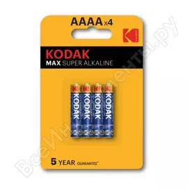 Щелочная батарейка kodak max lr614bl k4a4 б0046504