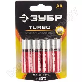 Щелочная батарейка ЗУБР Turbo 59213-4C_z01