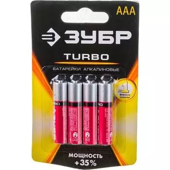 Щелочная батарейка ЗУБР Turbo 59211-4C_z01