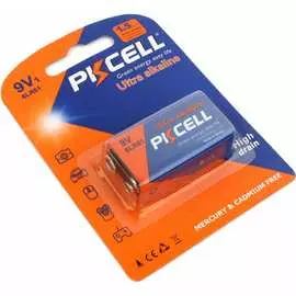 Щелочной алкалиновый элемент питания PKCell 6LR61-1B