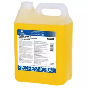Щелочной очиститель для мытья полов PROSEPT Multipower E 231-5