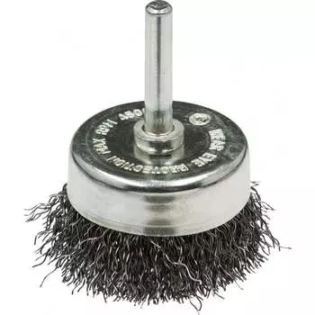 Щетка чашечная с гофрированной проволокой мастер 103 (20 шт; 63 мм; хвостовик 6х30 мм) профоснастка 20201003