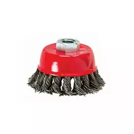 Щетка чашка металлическая (65 мм; м14; крученая проволока) для ушм verta 9602-65-14wt