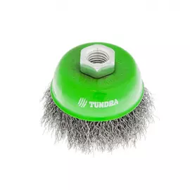 Металлическая щетка-чашка для УШМ ТУНДРА 1032340