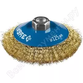 Коническая щетка для ушм ЗУБР 35267-125_z02