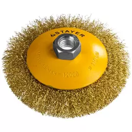 Коническая щетка для ушм STAYER 35133-115