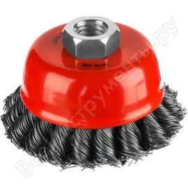 Двухрядная чашечная щетка-крацовка для ушм MIRAX 35104-080-2