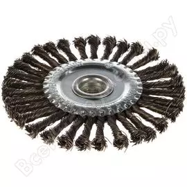 Крученая плоская щетка для УШМ Дело Техники 275125