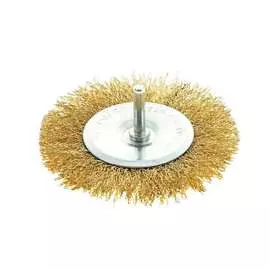 Металлическая плоская щетка для дрели ТУНДРА 1032378