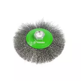 Металлическая щетка-тарелка для УШМ TUNDRA