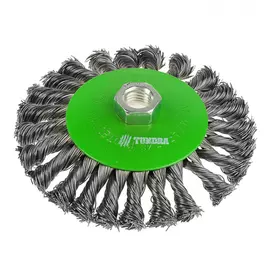 Металлическая щетка-тарелка для УШМ TUNDRA