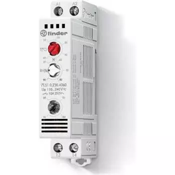 Щитовой модульный термостат-гигростат Finder 7T5102304360